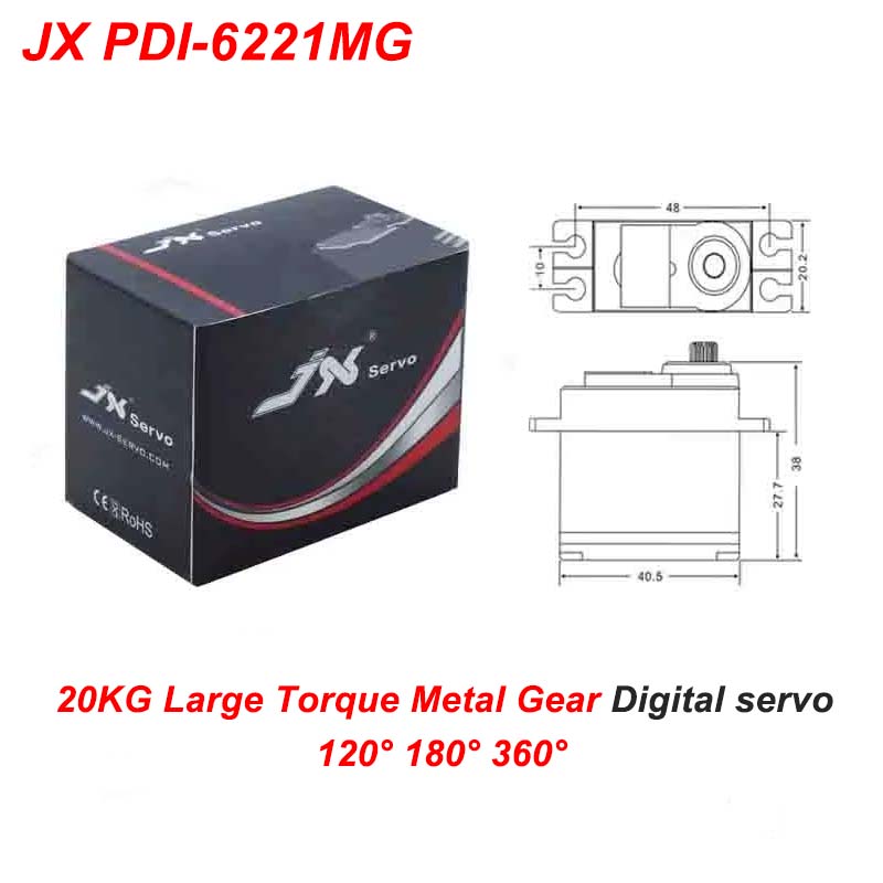 JX PDI-6221MG 20KG Büyük Torkl - Rc Helicopter Large incelemesi ve fiyatı